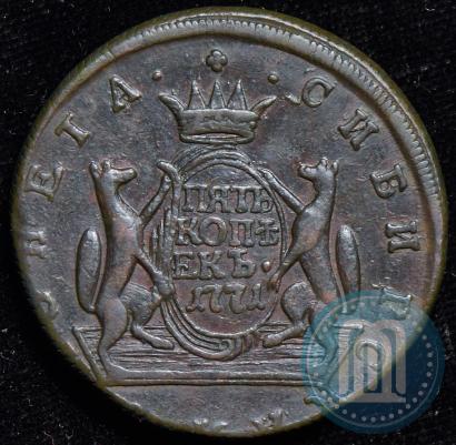 Picture 5 kopecks 1771 year КМ 