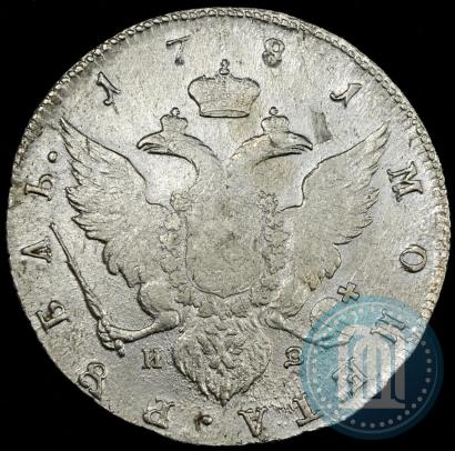 Picture 1 rouble 1781 year СПБ-ИЗ 