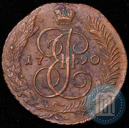 Picture 5 kopecks 1790 year АМ 