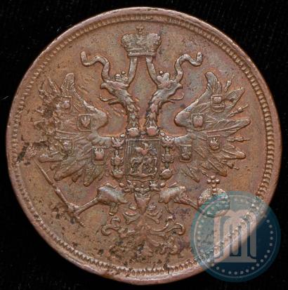 Фото 5 копеек 1860 года ЕМ 
