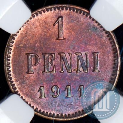 Picture 1 penni 1911 year  