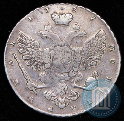 Picture 1 rouble 1737 year  "Moscow type"