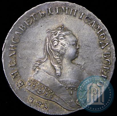 Фото 1 рубль 1749 года ММД 