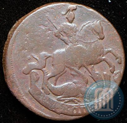 Picture 2 kopecks 1761 year  "Nominal under St. George"