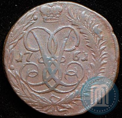 Picture 2 kopecks 1761 year  "Nominal under St. George"