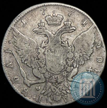 Picture 1 rouble 1774 year СПБ-ФЛ 
