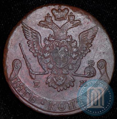 Picture 5 kopecks 1777 year ЕМ 