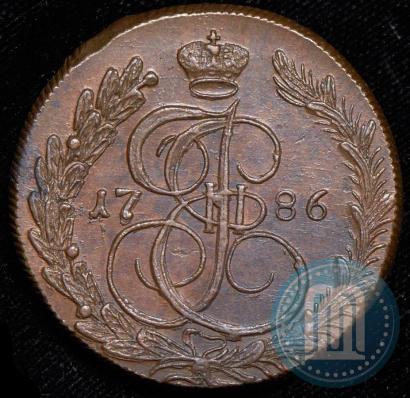 Picture 5 kopecks 1786 year КМ 