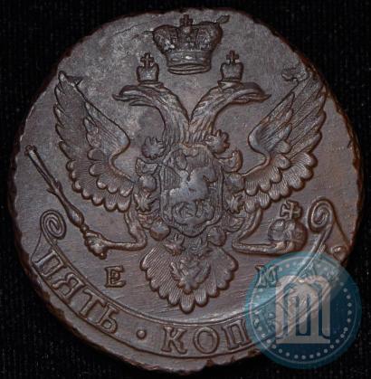 Picture 5 kopecks 1796 year ЕМ 