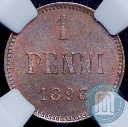 Picture 1 penni 1893 year  