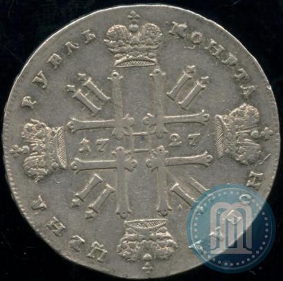 Picture 1 rouble 1727 year  "Moscow type"