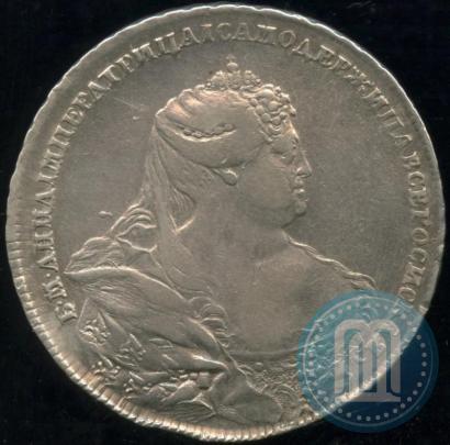 Picture 1 rouble 1737 year  "Moscow type"