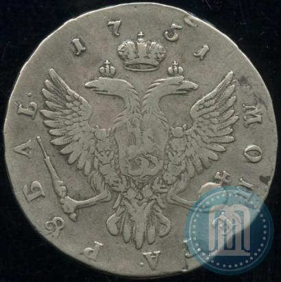 Picture 1 rouble 1751 year ММД 