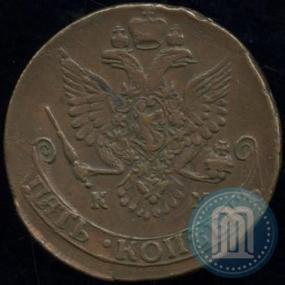 Picture 5 kopecks 1787 year КМ 