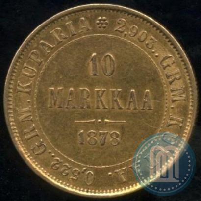 Picture 10 markkaa 1878 year S 