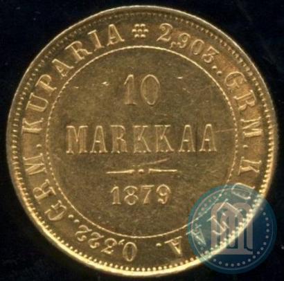 Picture 10 markkaa 1879 year S 