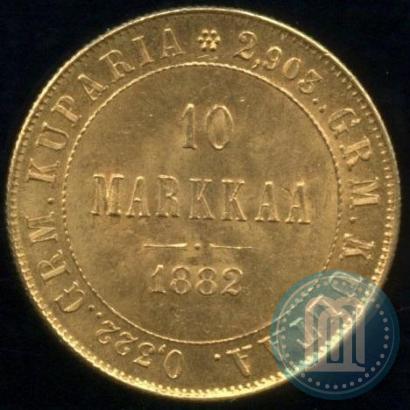 Picture 10 markkaa 1882 year S 