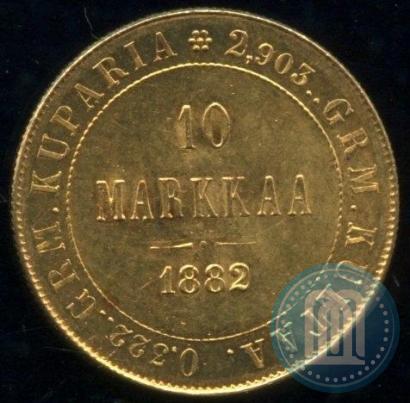 Picture 10 markkaa 1882 year S 