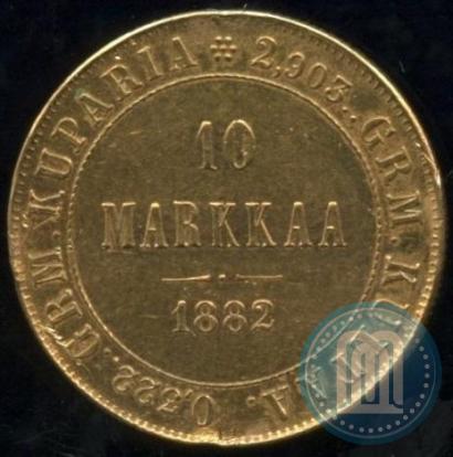 Picture 10 markkaa 1882 year S 