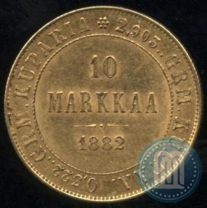 Picture 10 markkaa 1882 year S 