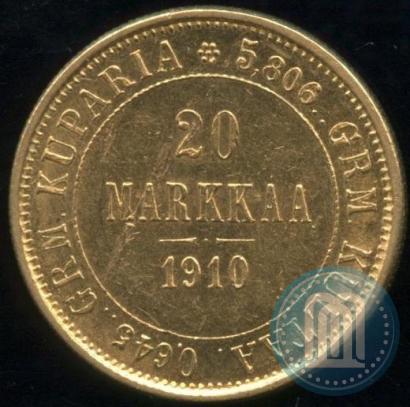 Picture 20 markkaa 1910 year L 
