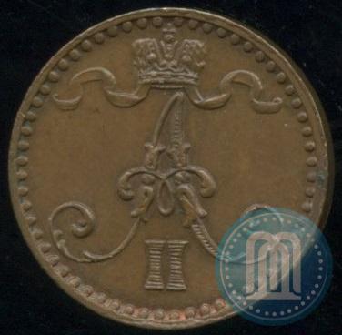 Picture 1 penni 1865 year  