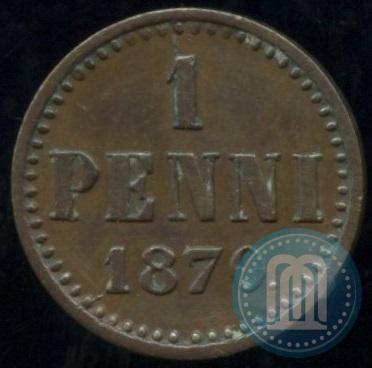 Фото 1 пенни 1870 года  