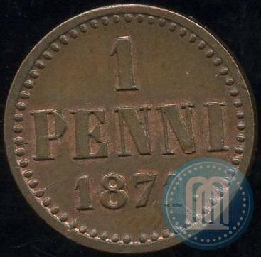 Picture 1 penni 1871 year  