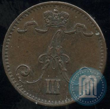Фото 1 пенни 1881 года  