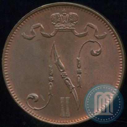 Фото 5 пенни 1908 года  