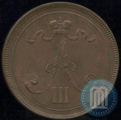 Picture 10 pennia 1891 year  