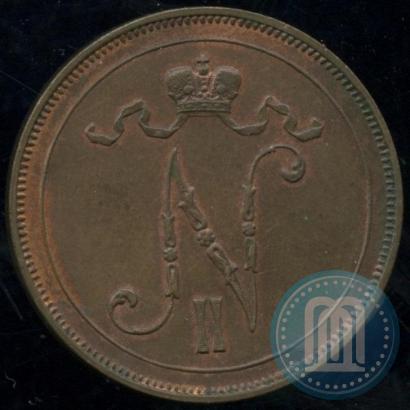Фото 10 пенни 1900 года  