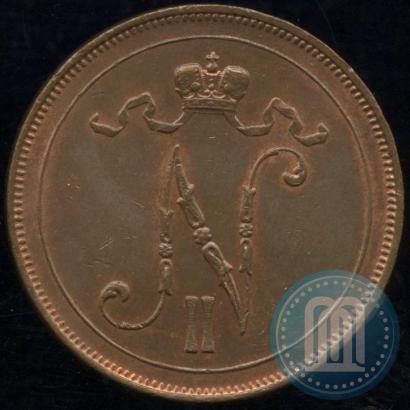 Picture 10 pennia 1908 year  