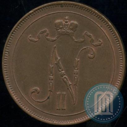 Picture 10 pennia 1910 year  