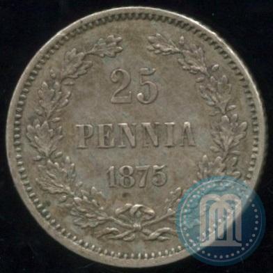 Picture 25 pennia 1875 year S 