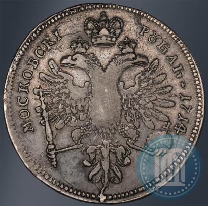 Фото 1 рубль 1714 года  