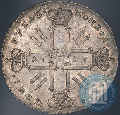Фото 1 рубль 1727 года  "Московский тип"