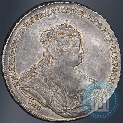 Picture 1 rouble 1738 year СПБ "Petersburg type"