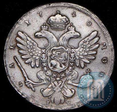 Фото 1 рубль 1740 года  "Московский тип"