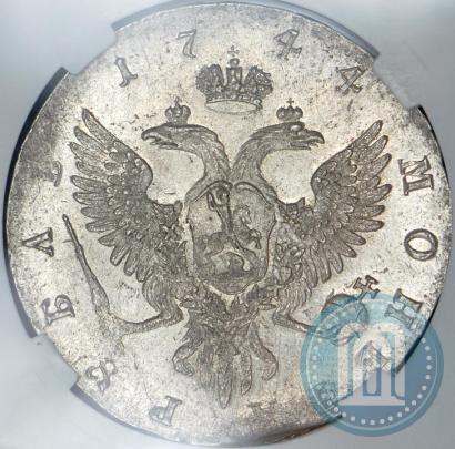 Picture 1 rouble 1744 year ММД 