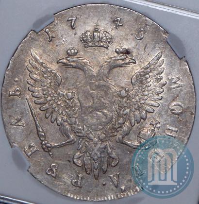 Picture 1 rouble 1745 year ММД 