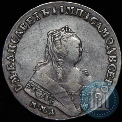 Picture 1 rouble 1749 year ММД 
