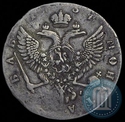 Picture 1 rouble 1754 year ММД-ЕI 