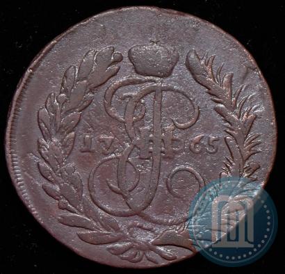Фото 2 копейки 1765 года ММ 