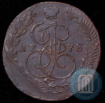 Фото 5 копеек 1778 года ЕМ 