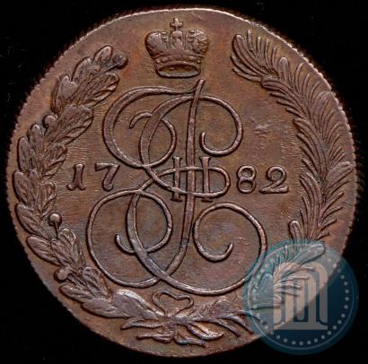Фото 5 копеек 1782 года КМ 