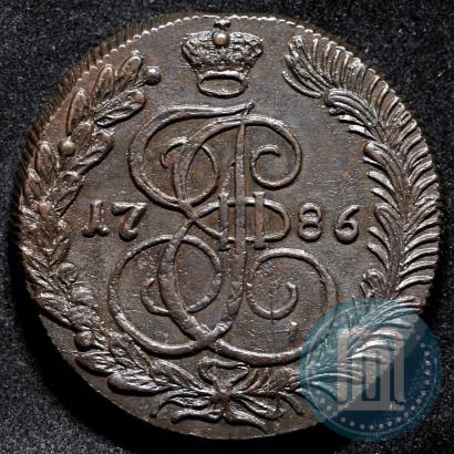 Фото 5 копеек 1786 года КМ 