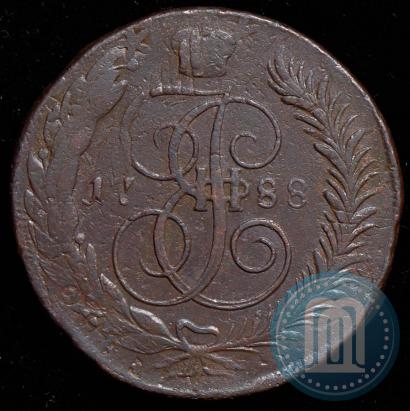 Фото 5 копеек 1788 года ММ 