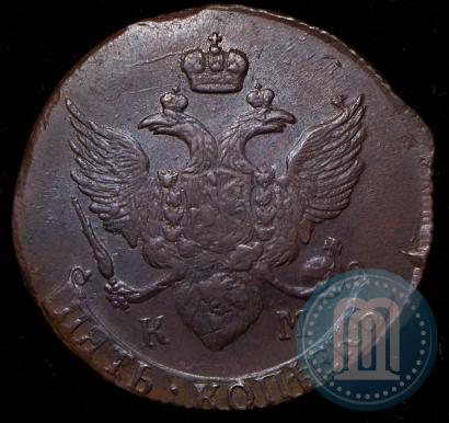 Фото 5 копеек 1796 года КМ 