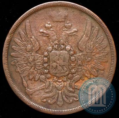 Picture 3 kopecks 1856 year ЕМ 